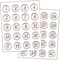 Teacher Created Resources Confetti Numbers Stickers, Numbers 1-40, 120 Per Set, 720PK 5574 - alternate 2